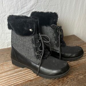 JBU Black and Gray Winter Boots